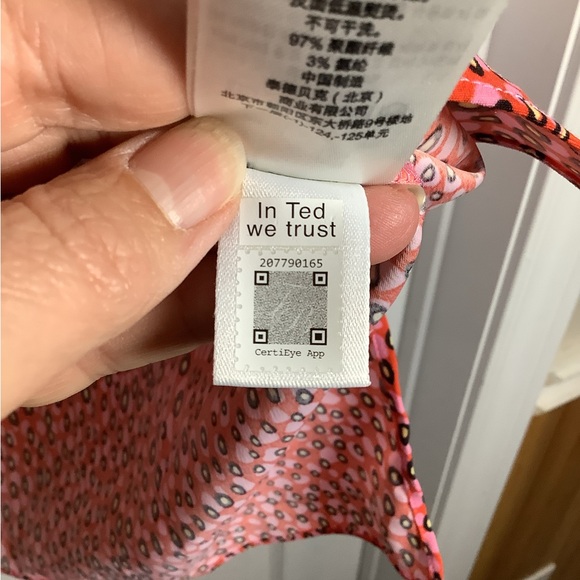 Ted Baker London abstract dot print tank top - Picture 10 of 10